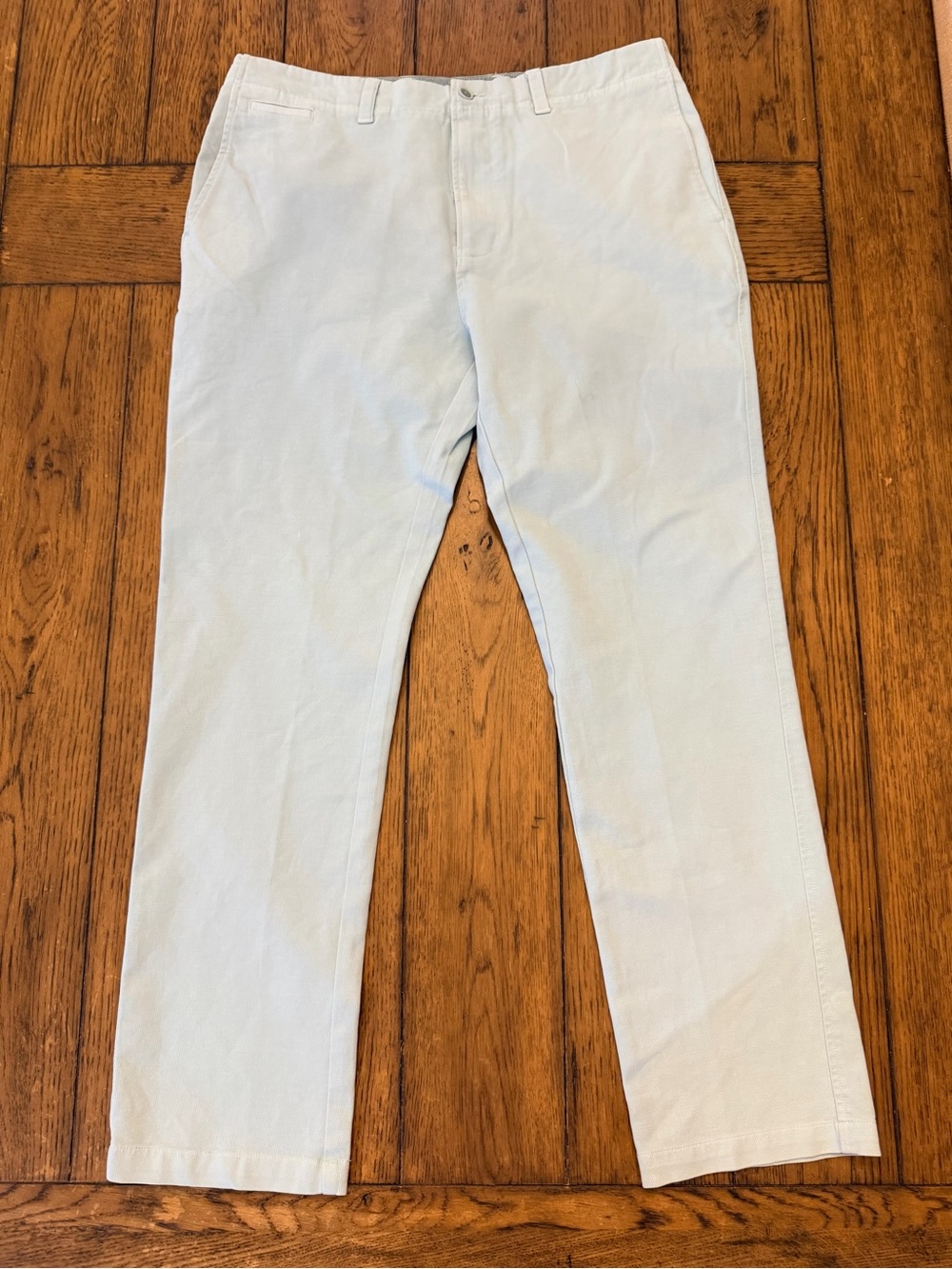 Tori Richard Men’s Chino Pants Light Blue 34x30 Flat Front Golf
